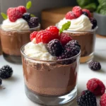 Homemade Chocolate Mousse Cups photo