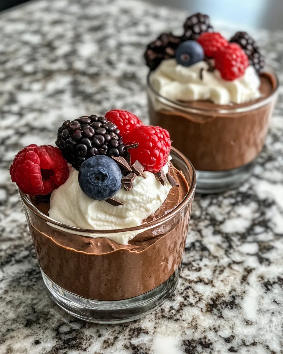Easy Chocolate Mousse Cups dish photo