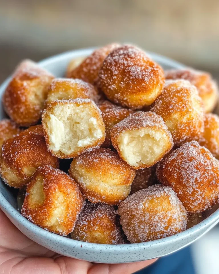 Homemade Cinnamon Sugar Churro Bites photo