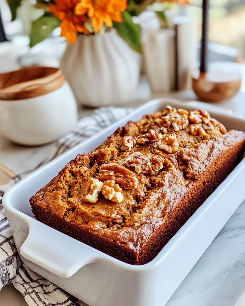 Easy Classic Pumpkin Bread dish photo