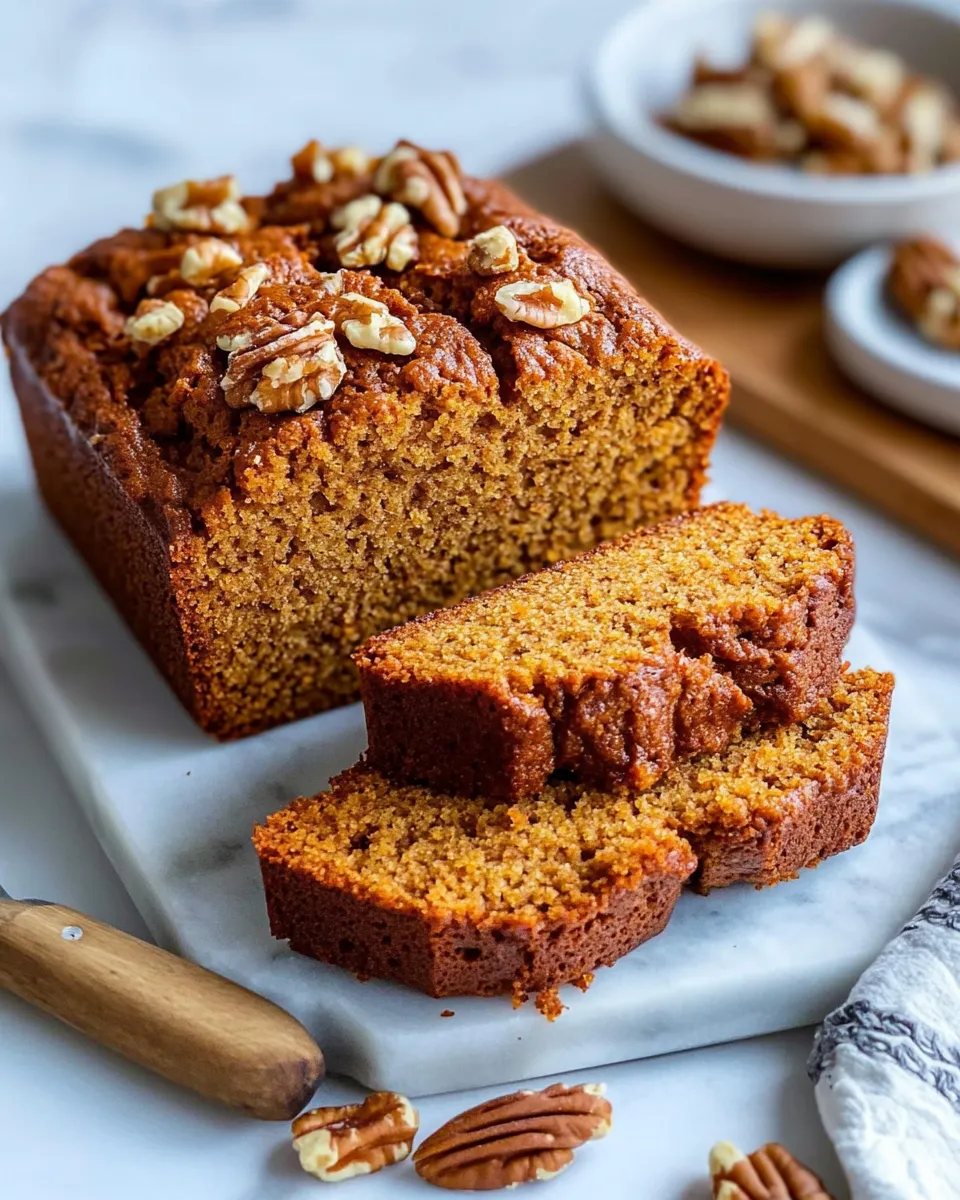 Best Classic Pumpkin Bread food shot
