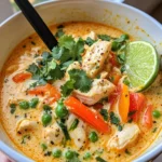Homemade Coconut Curry Chicken Soup photo