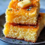 Homemade Cornbread with Honey Butter photo