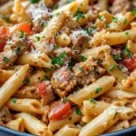 Homemade Creamy Cajun Sausage Pasta (One Pot) recipe photo