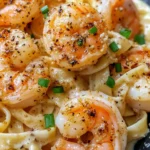 Homemade Creamy Cajun Shrimp Alfredo Pasta photo