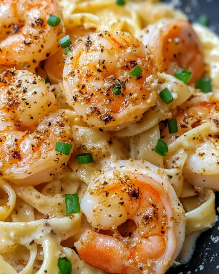 Homemade Creamy Cajun Shrimp Alfredo Pasta photo
