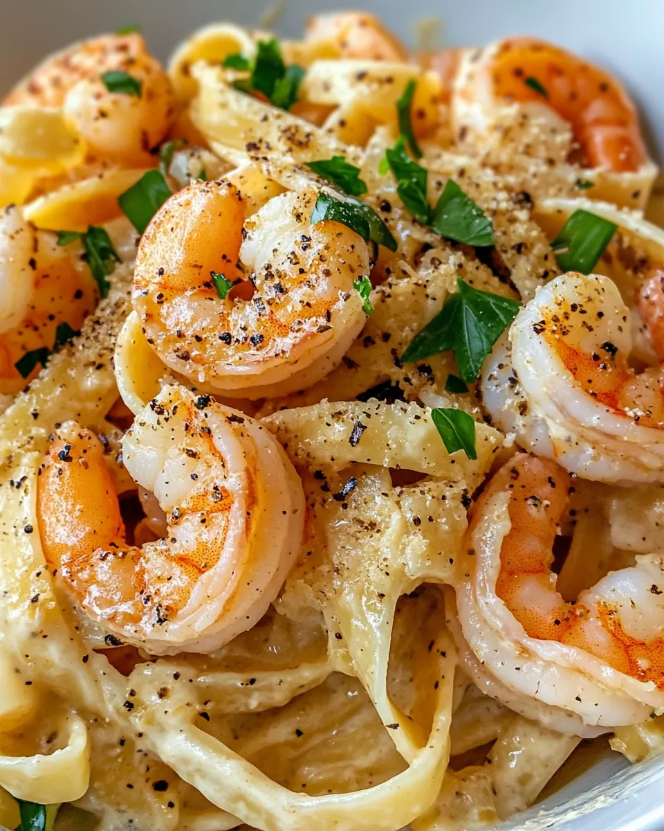 Delicious Creamy Cajun Shrimp Alfredo Pasta dish photo