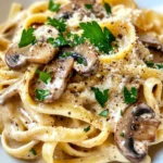 Homemade Creamy Garlic Mushroom Pasta in 25 Minutes recipe photo