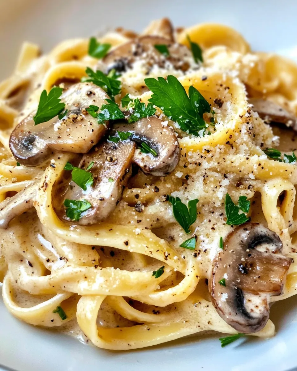 Homemade Creamy Garlic Mushroom Pasta in 25 Minutes recipe photo