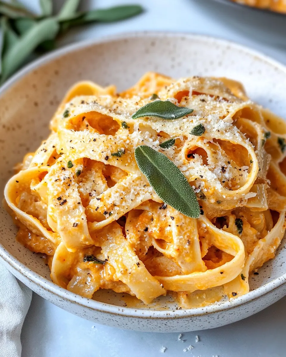 Delicious Creamy Pumpkin Sage Pasta picture