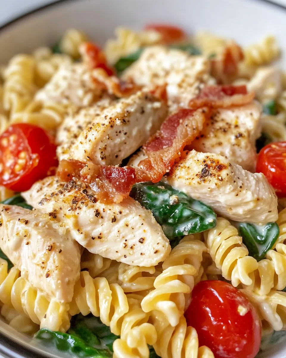 Classic Creamy Ranch Chicken Pasta dish photo
