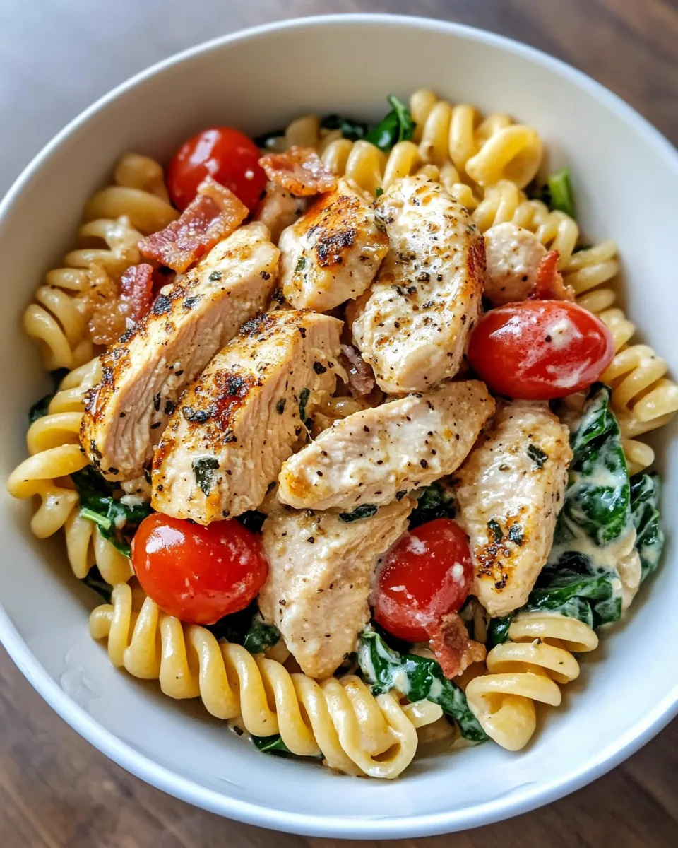 Delicious Creamy Ranch Chicken Pasta image