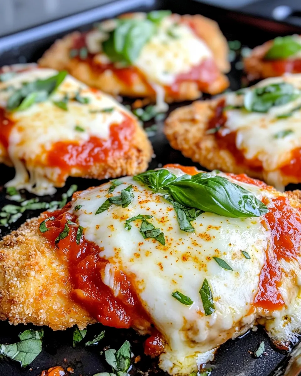 Homemade Crispy Chicken Parmesan recipe photo