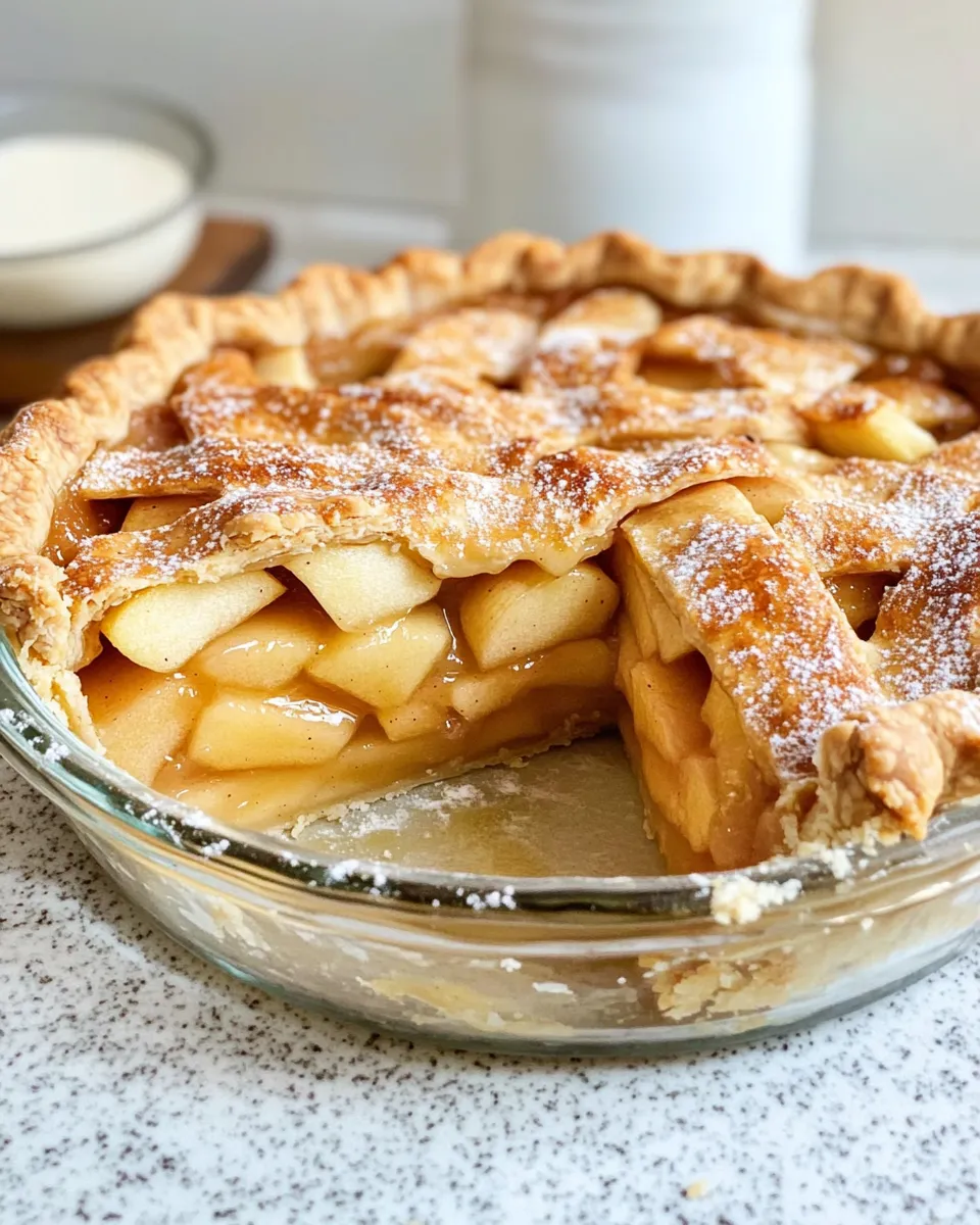 Easy Deep Dish Apple Pie recipe photo