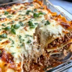 Homemade Deep Dish Lasagna recipe photo