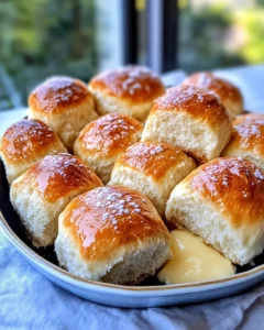 Homemade Dinner Rolls with Butter photo