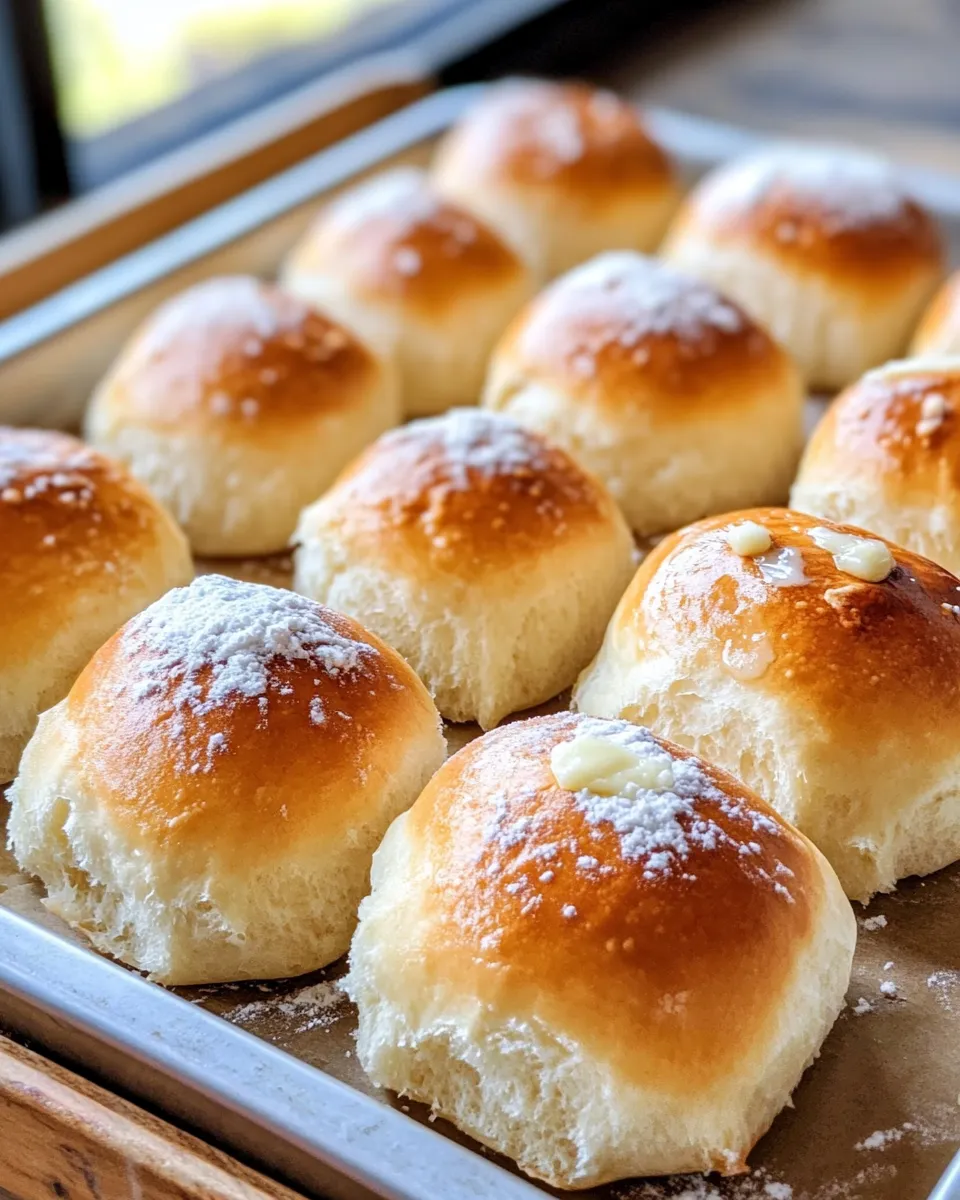 Easy Dinner Rolls with Butter recipe photo