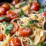 Homemade Easy 3-Ingredient Tomato Basil Pasta recipe photo