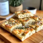 Homemade Garlic Herb Focaccia photo