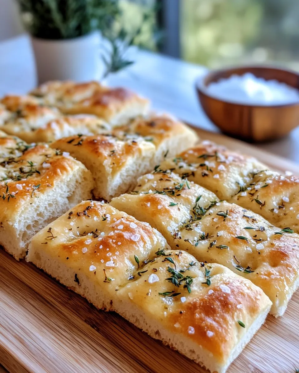 Delicious Garlic Herb Focaccia dish photo
