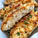 Homemade Garlic Parmesan Chicken Tenders photo