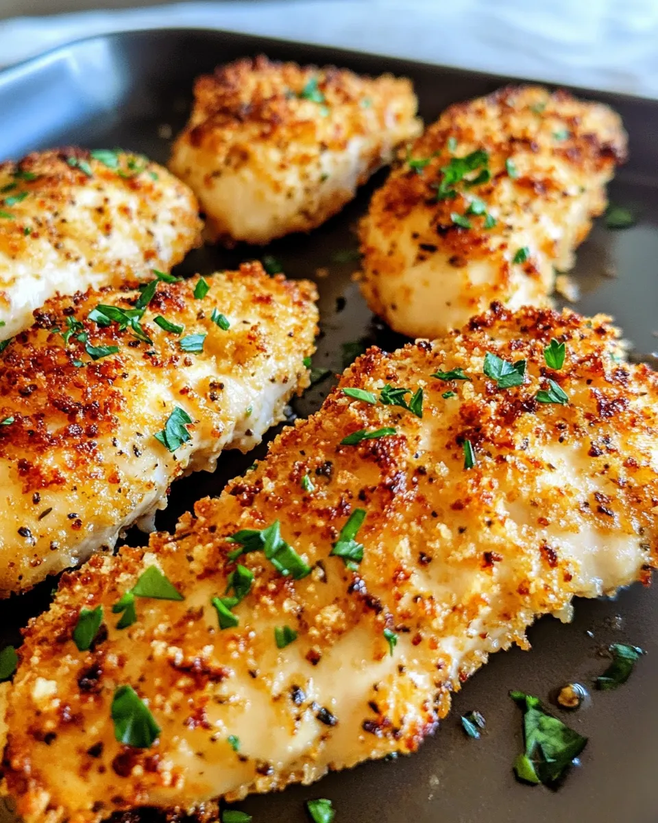 Classic Garlic Parmesan Chicken Tenders image