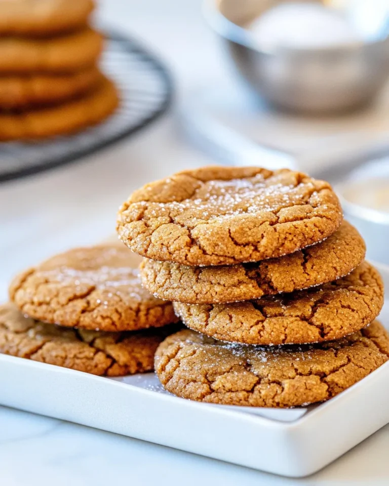 Homemade Ginger Molasses Cookies recipe photo