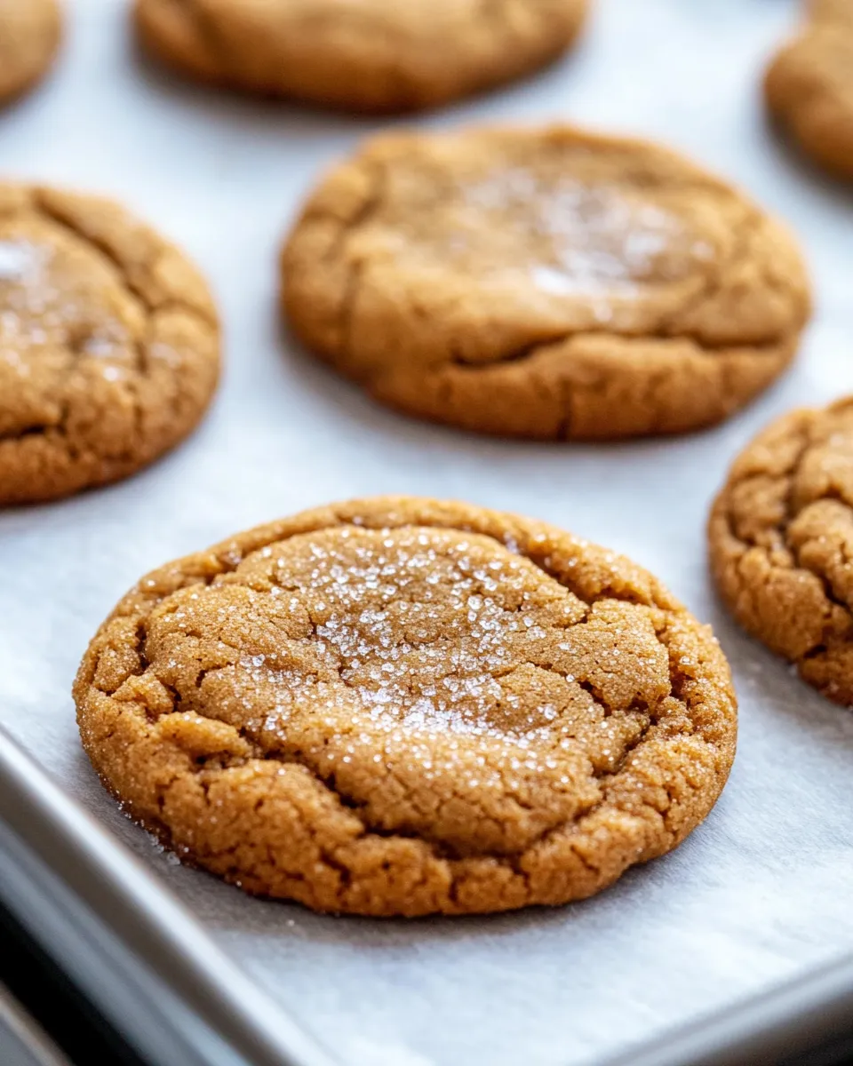 Easy Ginger Molasses Cookies food shot