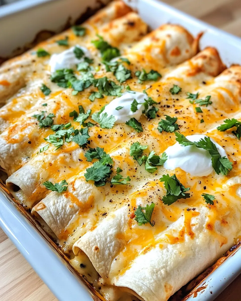 Easy Green Chile Enchiladas recipe photo