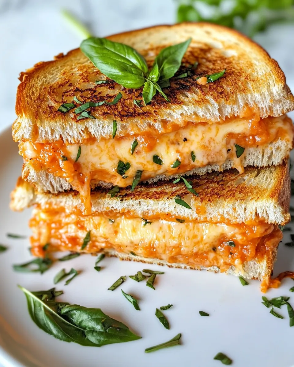 Easy Grilled Cheese Tomato Soup food shot