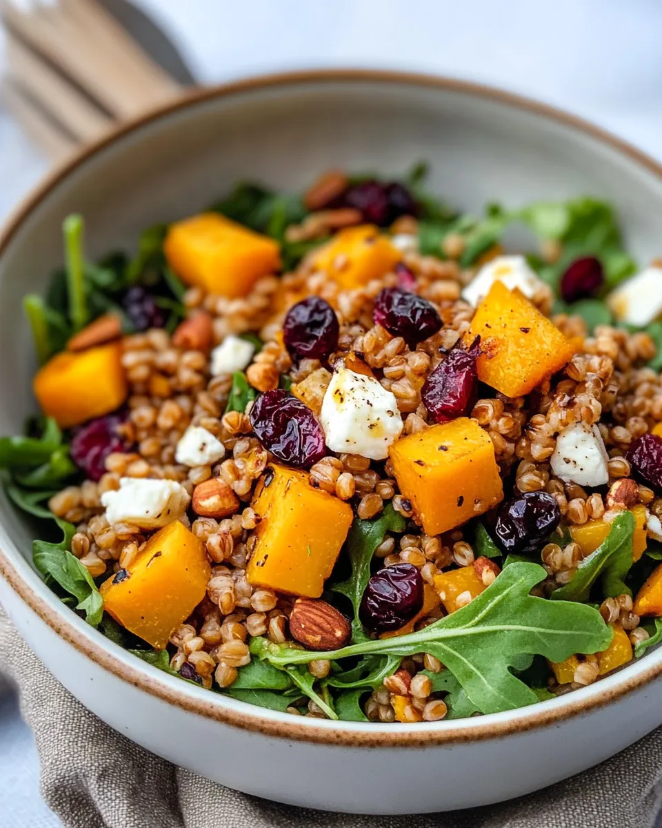 Homemade Harvest Farro Butternut Salad photo