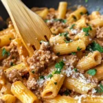 Homemade High Protein Creamy Beef Pasta photo