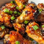 Homemade Honey Garlic Chicken Wings photo