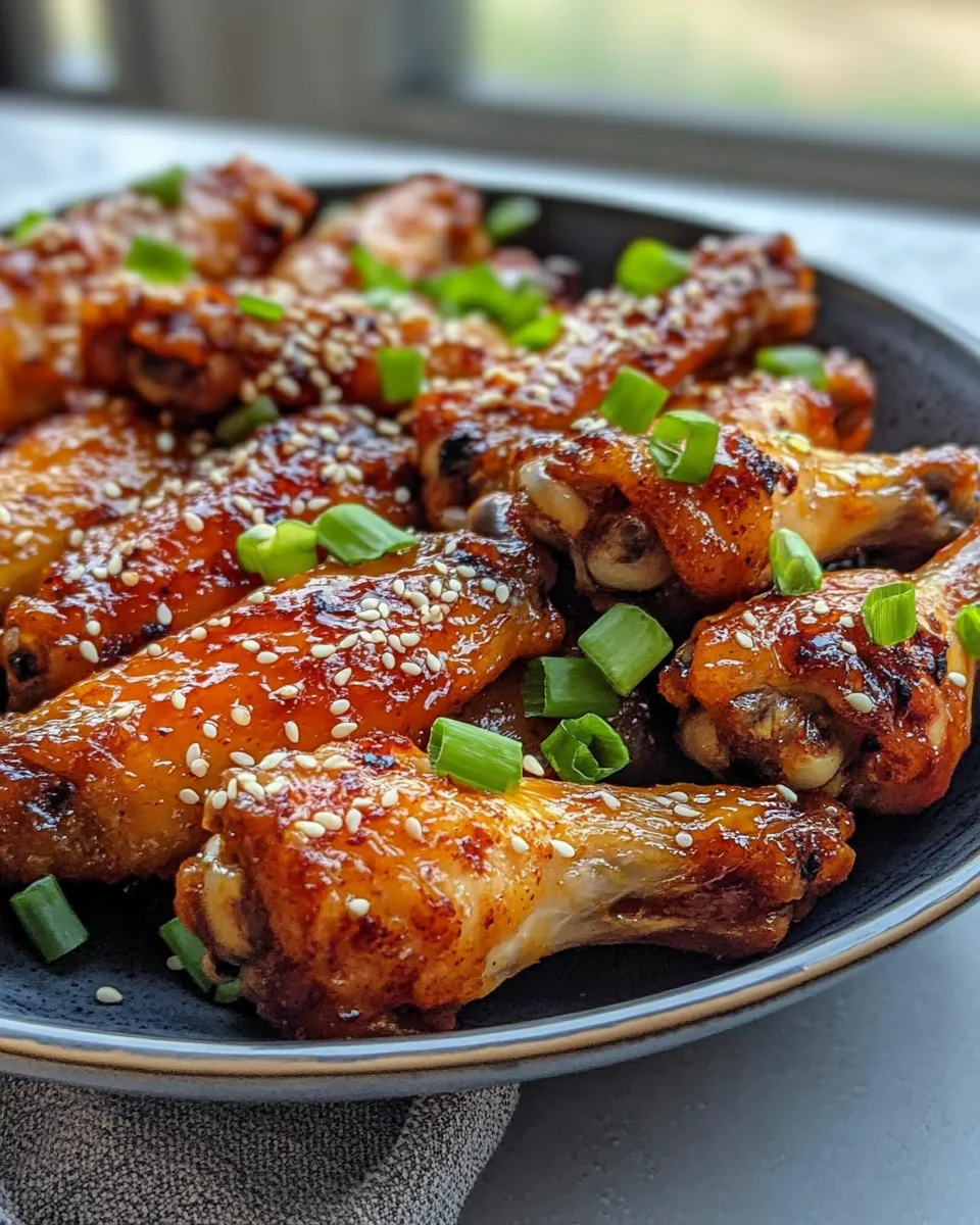 Easy Honey Garlic Chicken Wings dish photo