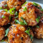 Homemade Honey Sriracha Chicken Meatballs recipe photo