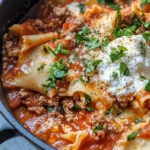 Homemade Lasagna Soup with Ricotta photo