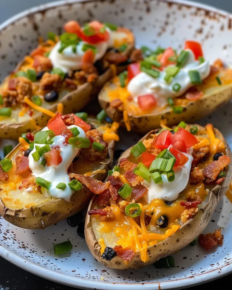 Homemade Loaded Nacho Potato Skins photo