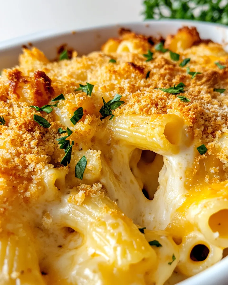 Classic Mac and Cheese Style Pasta Bake dish photo