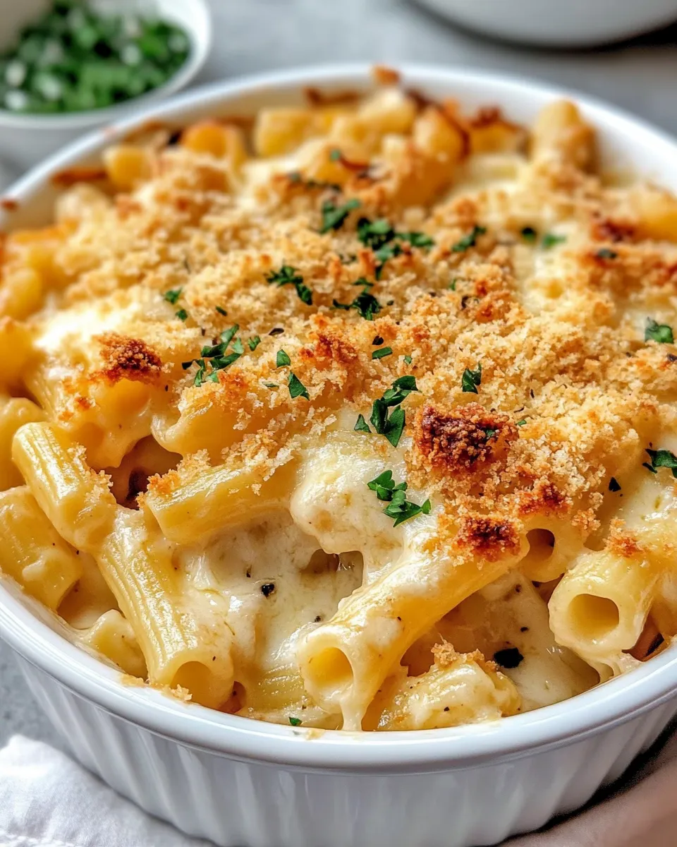 Easy Mac and Cheese Style Pasta Bake food shot