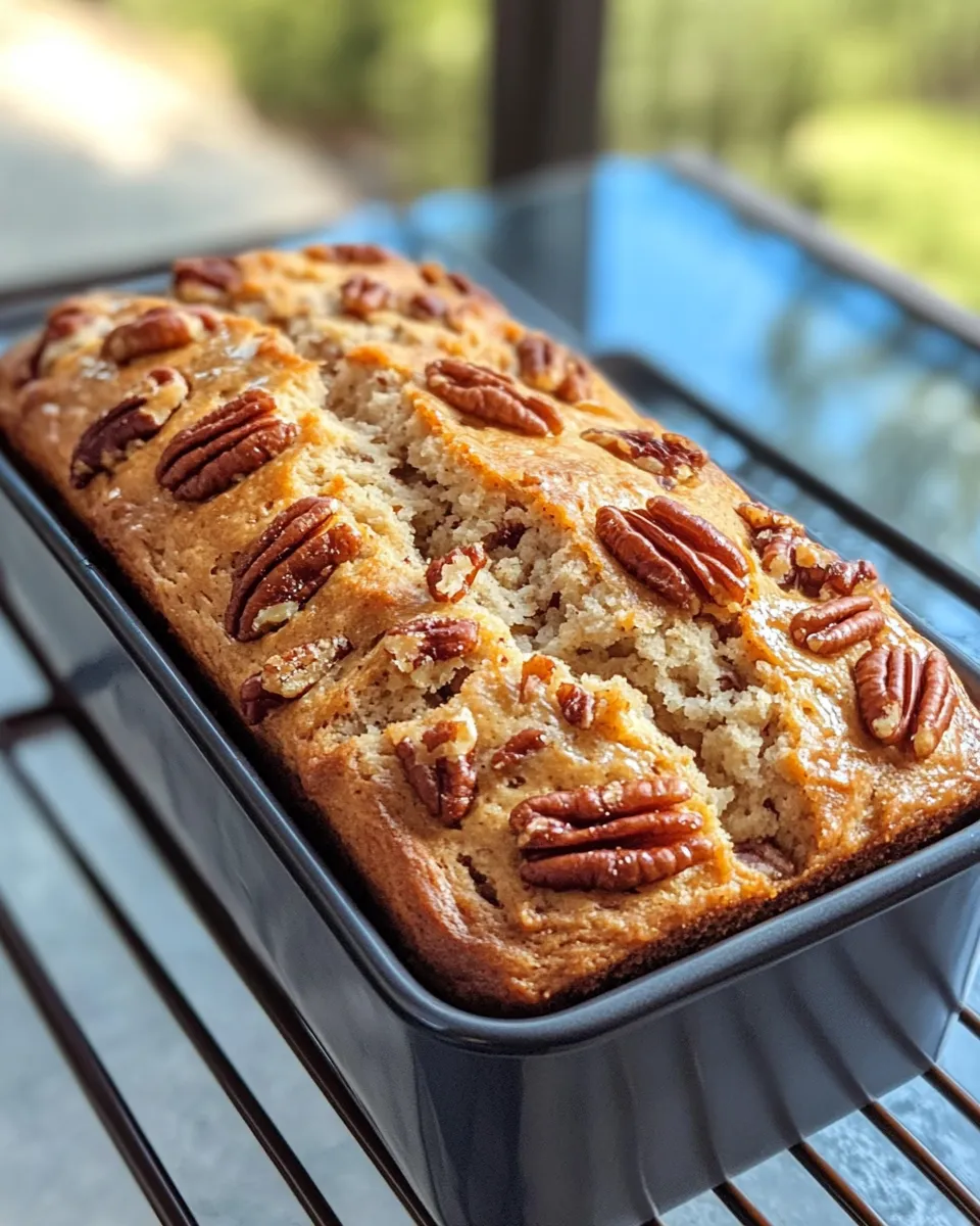 Easy Maple Pecan Bread food shot