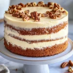 Homemade Maple Pecan Layer Cake photo
