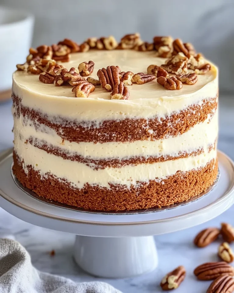 Homemade Maple Pecan Layer Cake photo