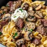 Homemade One Pot Beef Stroganoff Pasta recipe photo