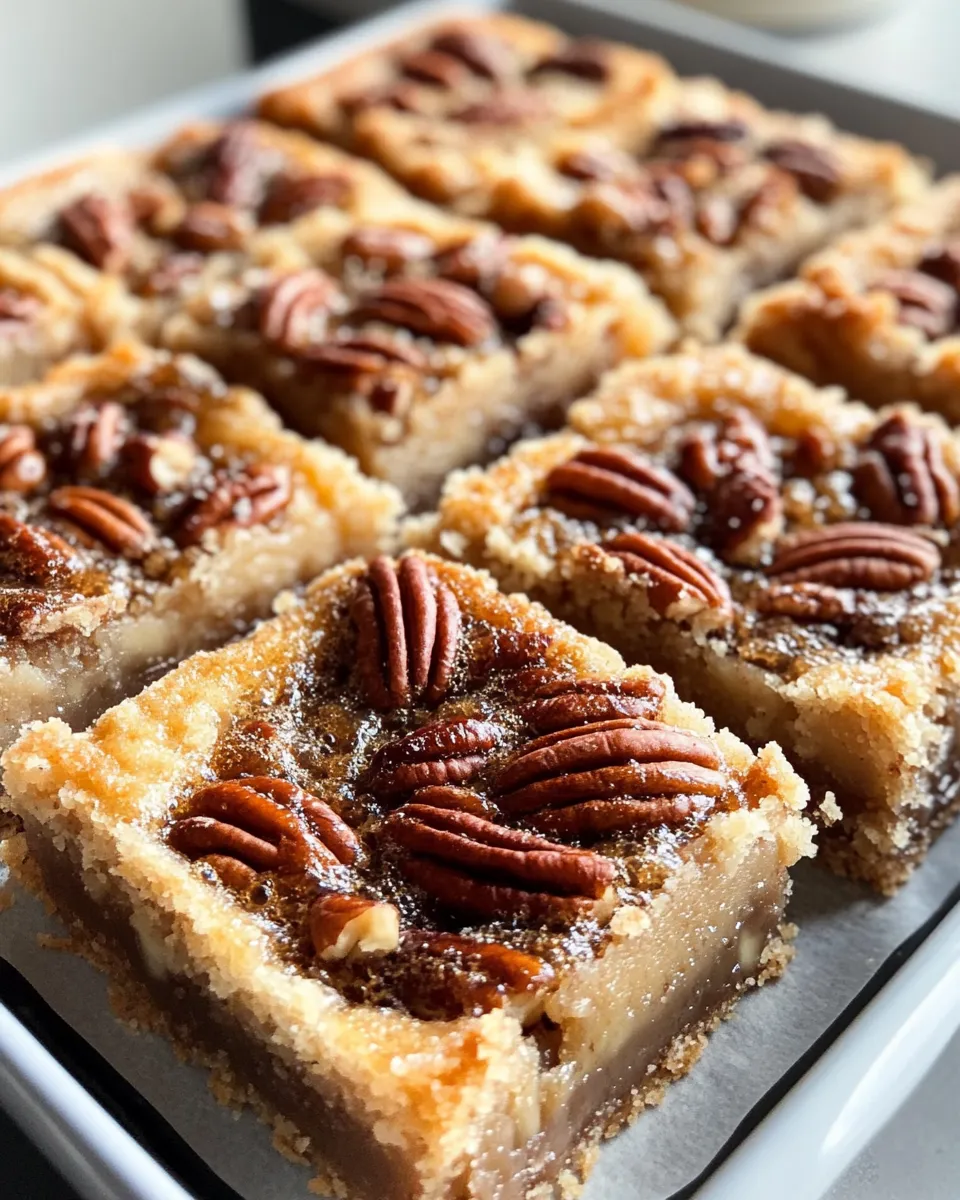 Homemade Pecan Pie Bars recipe photo