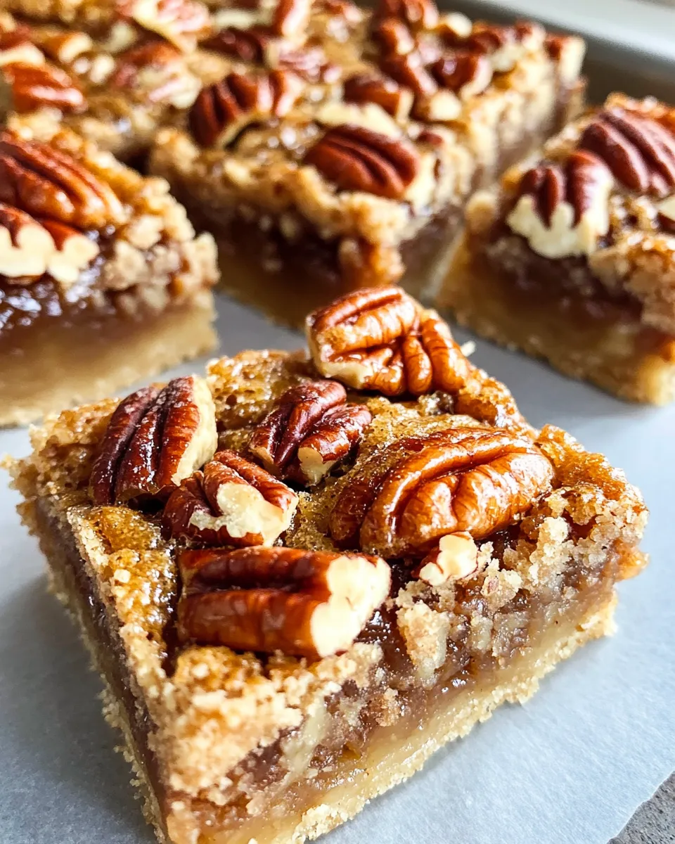 Classic Pecan Pie Bars dish photo