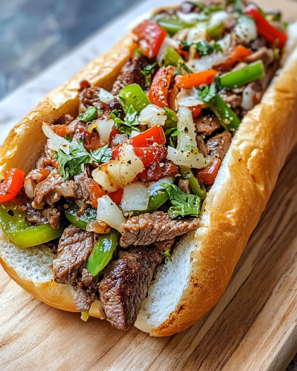 Delicious Philly Cheesesteak Sandwiches dish photo