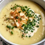 Homemade Potato Leek Soup recipe photo