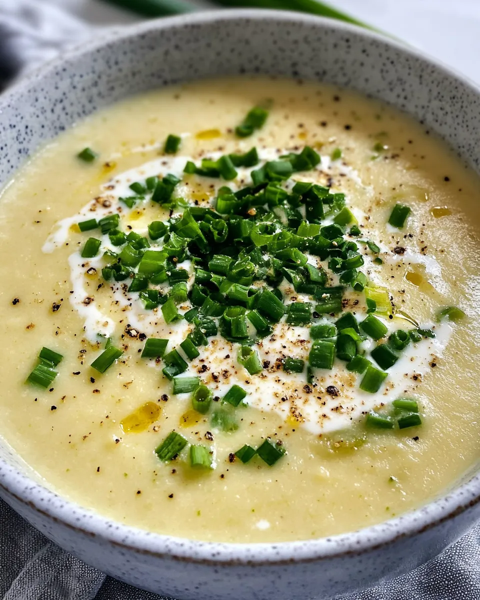 Delicious Potato Leek Soup image