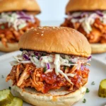 Homemade Pulled Chicken Sandwiches photo
