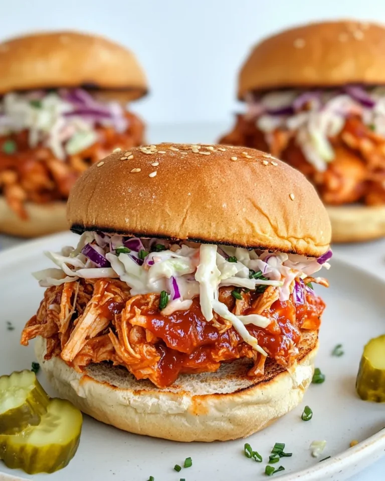 Homemade Pulled Chicken Sandwiches photo